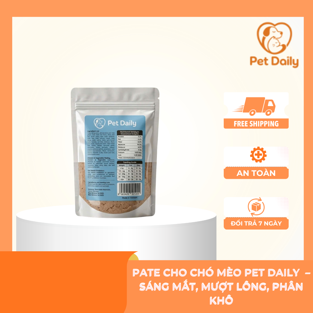 Pate dành cho thú cưng vị gà dạng túi - Ảnh 3