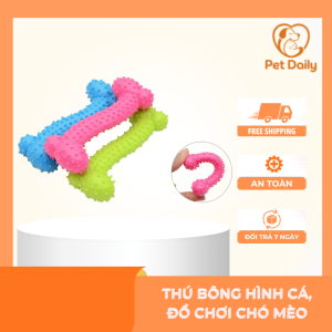 Đồ Chơi Xương Cao Su-Cho Thú Cưng Tập Nhai Gặm